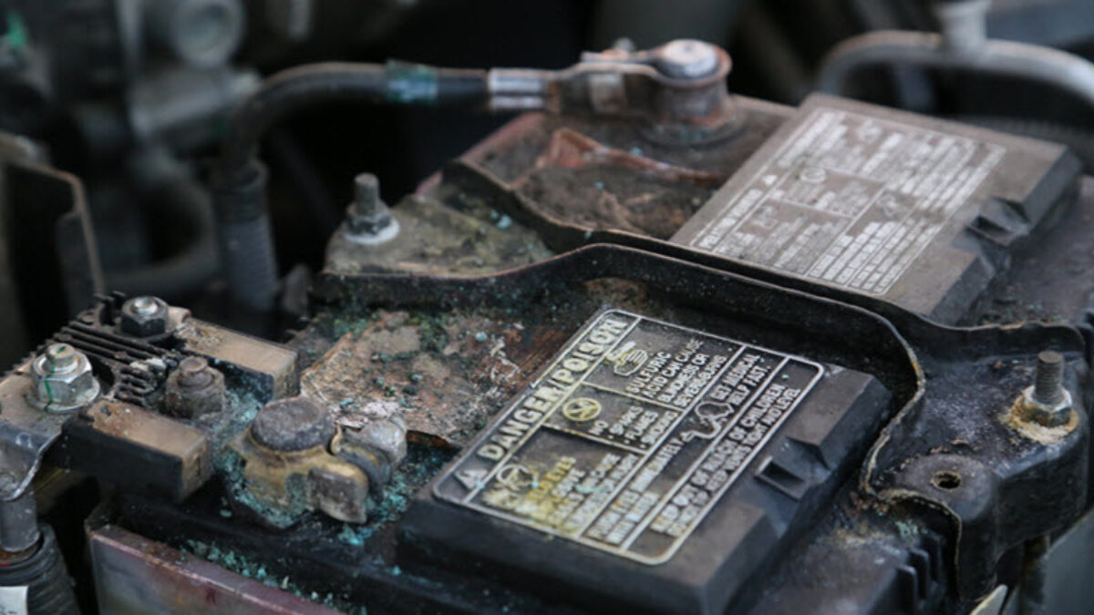 BMW battery terminal corrosion prevention