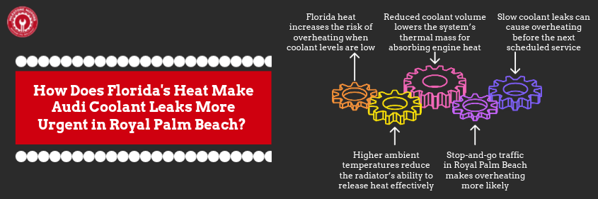 How Does Florida's Heat Make Audi Coolant Leaks More Urgent in Royal Palm Beach