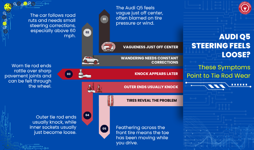 Audi Q5 Steering Feels Loose These Symptoms Point to Tie Rod Wear