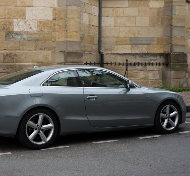 Grey Audi A6 Car